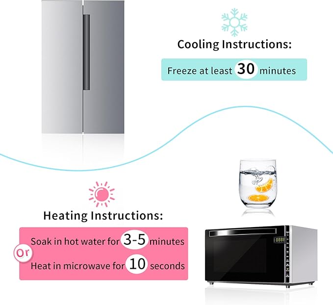 Gel Ice Pack Reusable Cooling Eye Pads and Under Patches,Eye Hot Cold Treatment for Redness,Pain Relief Relax (Oranges)-Velvo Beauty