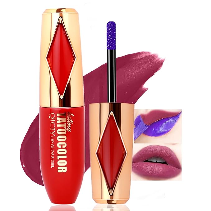 Peel Off Lip Stain -Lip Stain Peel Off Masque - Long Lasting, Waterproof and Transfer Proof Nude Lip Tint, Matte Finish Peel Off Makeup-Velvo Beauty