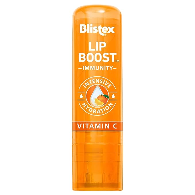 Blistex Lip Boost Immunity, Lip Balm, Intensive Hydration, Vitamin C, Coconut Oil & Beeswax, Moisturizer (Pack of 2)-Velvo Beauty