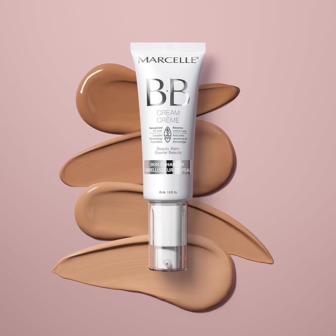 Marcelle BB Cream Beauty Balm - Fair Tinted Moisturizer, Lightweight Hydration, Hypoallergenic, Non-Comedogenic, Fragrance & Oil-Free, Cruelty-Free, 45mL-Velvo Beauty