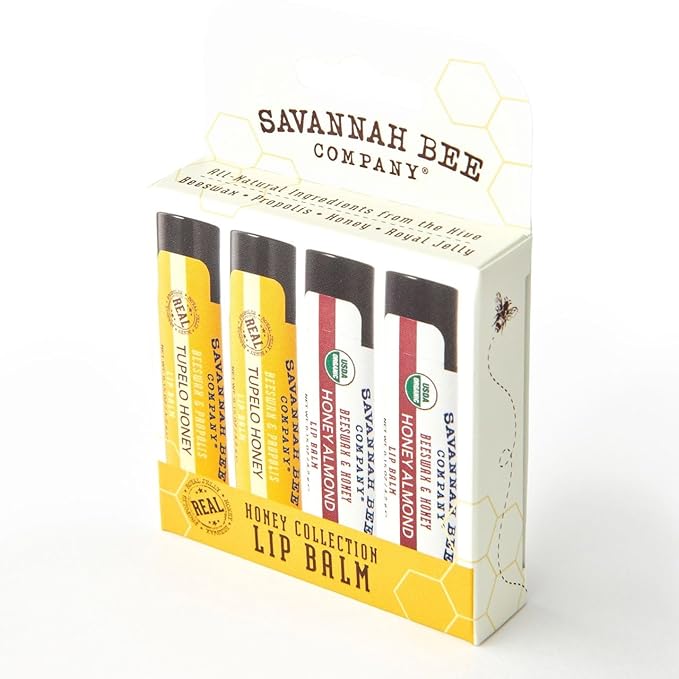 Savannah Bee Collection Lip Balm - Nourishes Dry Lips for All Day Comfort-Velvo Beauty