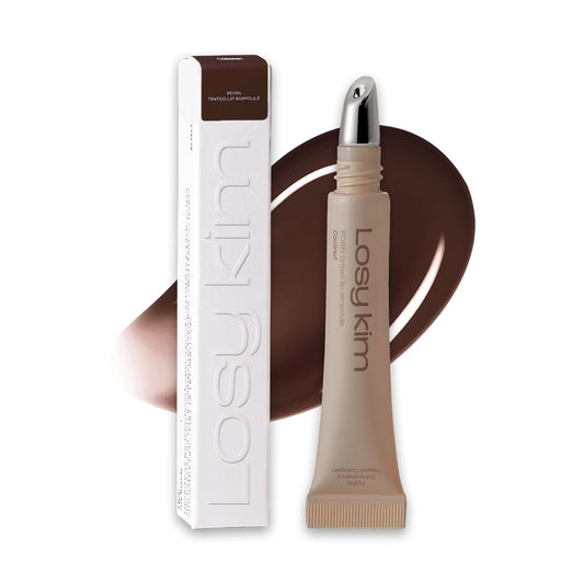 PDRN Tinted Lip Serum – High Gloss Ultra Hydrating Natural Glow, Non-Sticky Volumizing Color Glaze with Long-Lasting Shine, Nourishing Moisturizing Repair for Chapped Lips (0.34 oz) (coconut)-Velvo Beauty