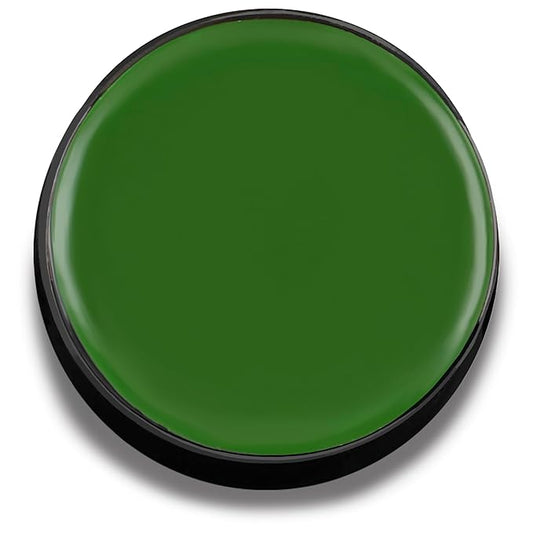 Mehron Makeup Color Cups | Stage, Foundation, Face Paint, Body Paint, Halloween | Face Paint Makeup | Greasepaint .5 oz (14 g) (Green)-Velvo Beauty