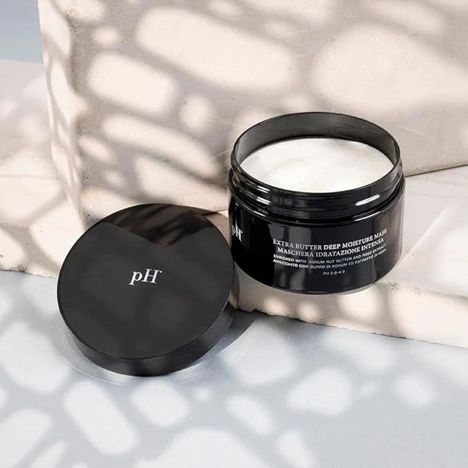 pH PURE HAIR Extra Butter Deep Moisture Hair Mask - Deep Conditioning & Hydrating Mask for Dry Damaged Hair with Vitamin E & Rose Extract - Moisturizing Repair & Frizz Control - 6.7 oz-Velvo Beauty