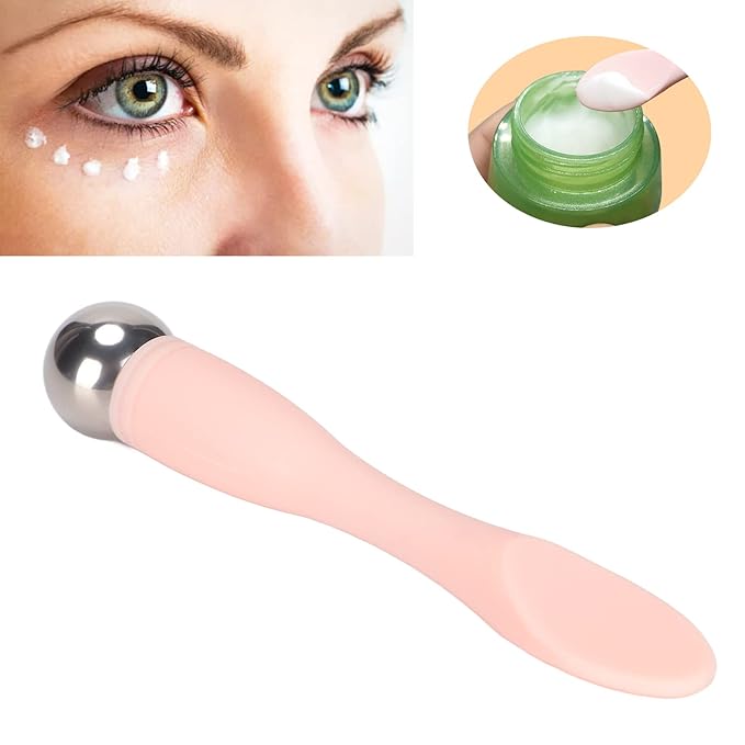 Eye Cream Massage Sticks, ye Cream Applicator Eye Anti Wrinkle Eye Fatigue Relief Massage Stick for Facia Treatments and Masks Cream Scoop Cosmetic Tool-Velvo Beauty