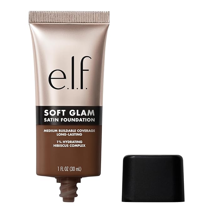 e.l.f. Soft Glam Foundation, Medium Coverage, Long-Lasting & Buildable Foundation For A Smooth, Satin Finish, Vegan & Cruelty-Free, 62 Rich Warm-Velvo Beauty