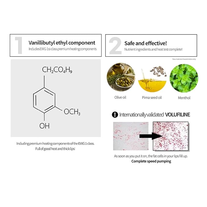 keybo Lip Plumper Dotom Lip Plus 16 Colors, 3 Steps Extreme Plumping Clear Lip Gloss by Essence Lip Care Oil & 16 Color Tints from Korean Makeup (08. Winter of me)-Velvo Beauty