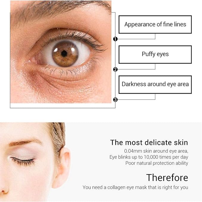 Under Eye Patches - 30 Pairs Collagen Eye Mask Eye Patches for Puffy Eyes and Dark Circles, Anti Aging Moisturizing Gel Eye Pads Under Eye Mask, Pink-Velvo Beauty