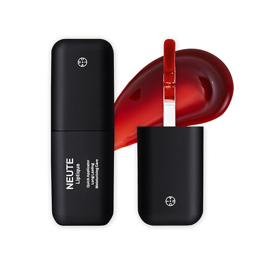 Liptique Korean Lip Stain Peel Off - 24 Hour Long Lasting Lip Tattoo, Waterproof & Transfer Proof, Nourishing & Hydrating Lip Tint for Women, High Pigmented Color Lip Tints Peel Off (000 NEUTE)-Velvo Beauty