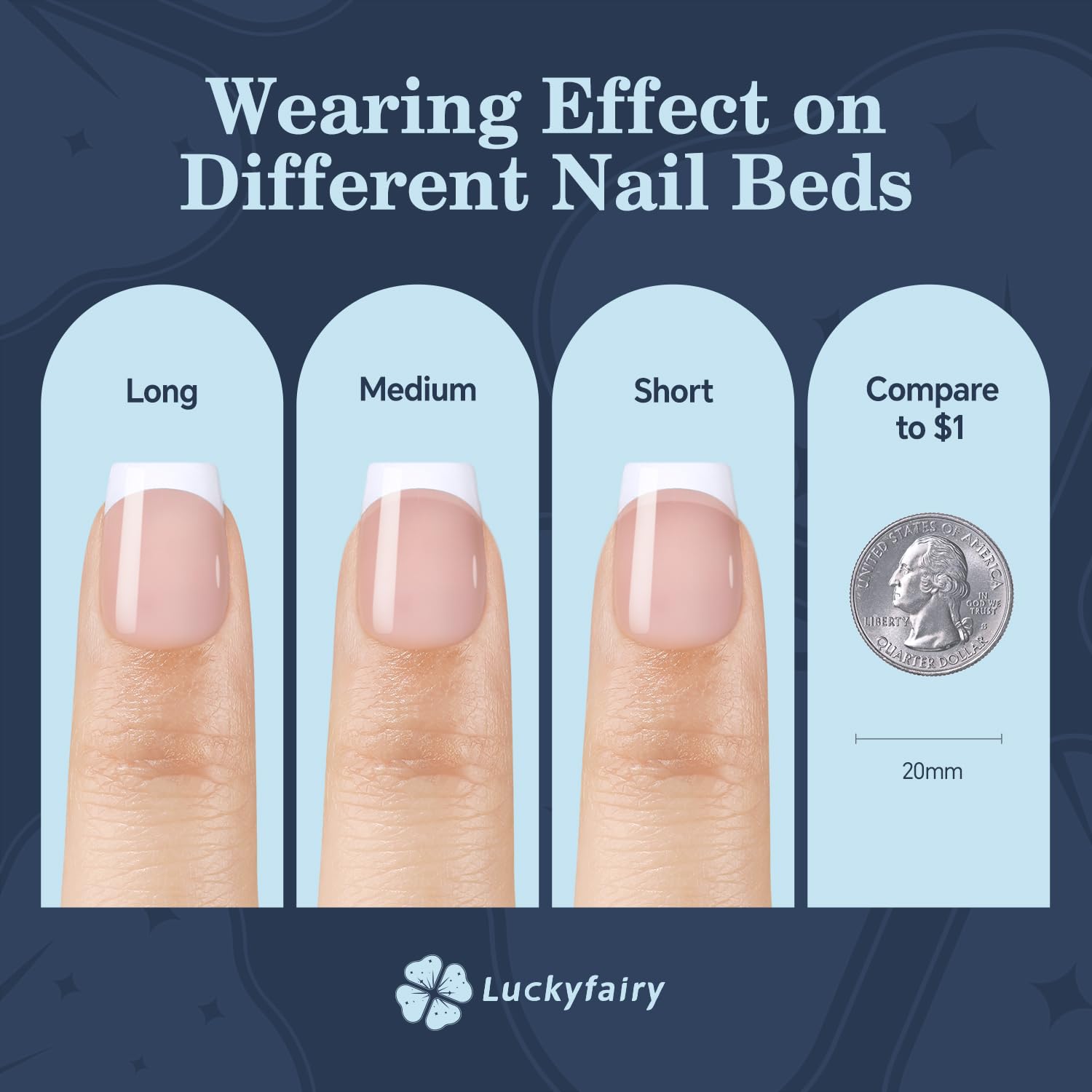 Luckyfariy Extra Short Coffin Nail Tips, 240Pcs Pre-shaped Half Matted Full Cover Ballerina Fake Nails Press on Extension, Soft Gel Clear Tips Home DIY Mani 12 Sizes-Velvo Beauty