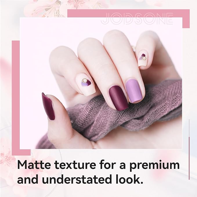 JODSONE 3 Bottles of Top Coat Matte Top Coat Base Coat Set Soak off Salon Use Home DIY Nail Gel-Velvo Beauty