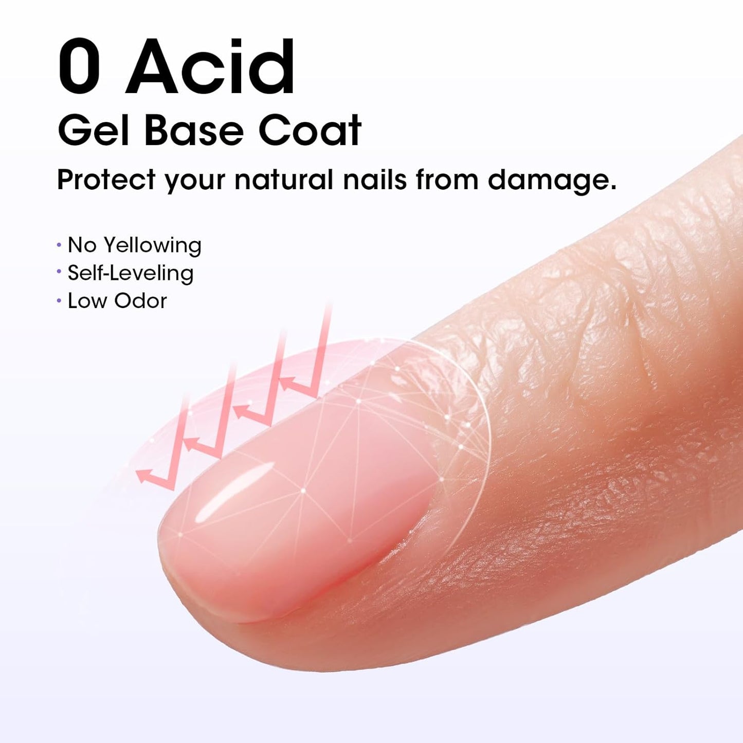 GELLEN 100ml Base Coat Gel Polish Soak Off U V Light Cured High Capacity Base Coat Gel Nail Polish for Salon-Velvo Beauty