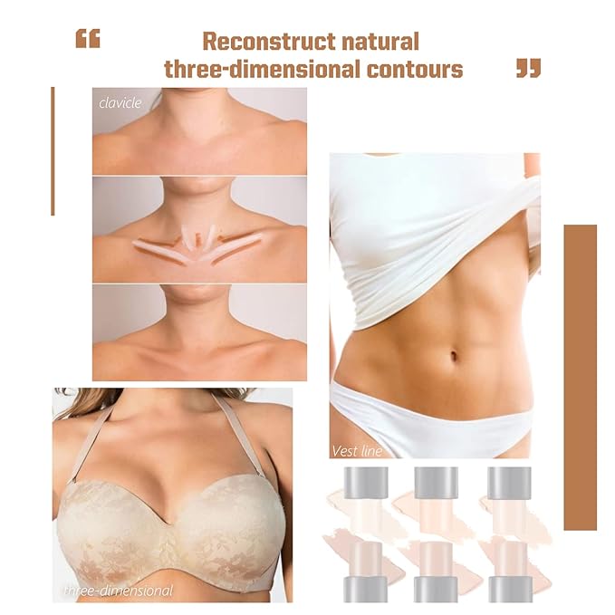 6 colors contour highlighter stick contour stick,face highlighter, contour makeup contouring sticks cream concealer - 3PCS (#1+#2+#3)-Velvo Beauty