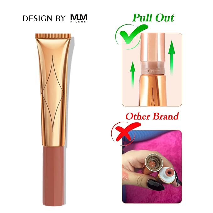 3 Color Contour Beauty Wand, Highlighter ，Face Concealer Contouring with Cushion Applicator Long Lasting & Smooth Matte Finish Liquid Illuminator Makeup Stick .(01 Contour+03 Cherry Red +05 Bronze Gold)-Velvo Beauty