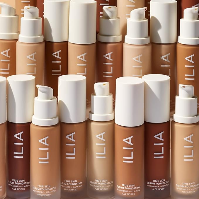 ILIA - True Skin Serum Foundation | Non-comedogenic, Cruelty-Free, Vegan, Weightless Feel, Buildable Coverage, Safe For Sensitive Skin (Corsica SF3.5)-Velvo Beauty