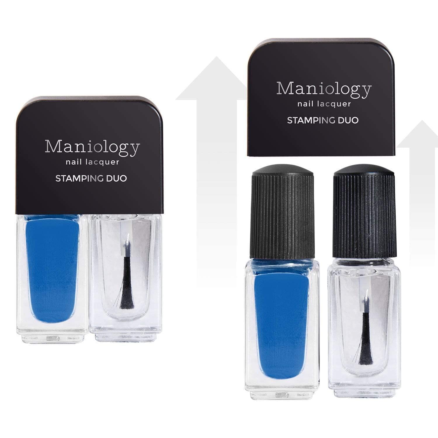 Maniology Simply Classic Nail Stamping Starter Kit | Timeless Nail Art, Elegant Patterns DIY Manicure – Includes Stamping Plate, Polish, Top Coat, Stamper & Scraper Card-Velvo Beauty