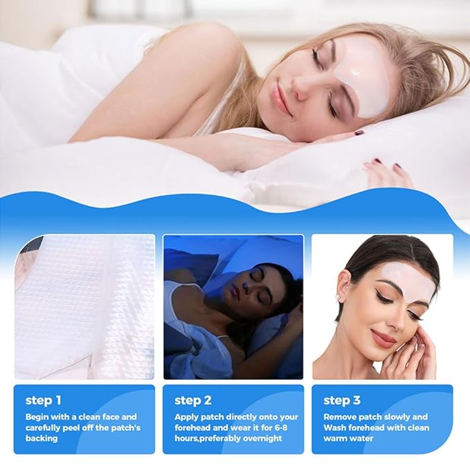 Okela Forehead Wrinkle Patches Overnight 20 pcs with Collagen, Anti Wrinkle Patches, Forehead Wrinkles Beauty Treatment-Velvo Beauty