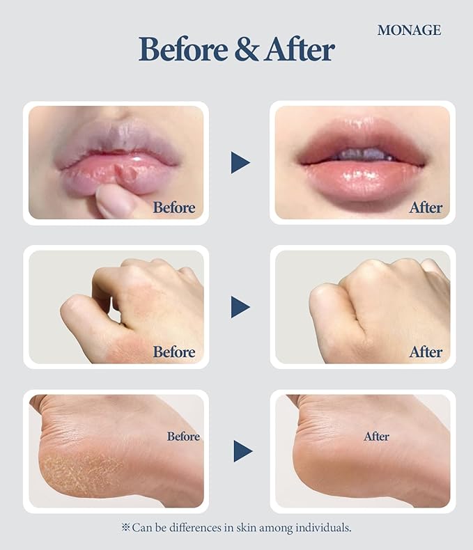 Korea Vegan & Nourishing & Moisturizing Lip Care Made from 100% Natural Ingredients, Organic Moisturizer for Dry, Cracked Lips & Skin, Long-lasting Lip Balm, Comfort, 0.38 Ounce-Velvo Beauty