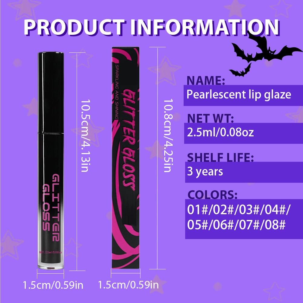 Gray Black Metallic Lipstick for Women,Glitter Sparkling Liquid Lipstick,Long Lasting Waterproof Lightweight Comfortable Non-Drying Bold Dark Lip Gloss for Gothic Stage Makeup,Vegan-Velvo Beauty