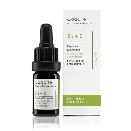Odacité Anti Aging Serum Concentrate with Camelina + Chamomile, For Sensitive Skin Glow - Lightweight and Hydrating Facial Oil for Redness, Sensitivity & Irritation - 0.17 fl. oz-Velvo Beauty