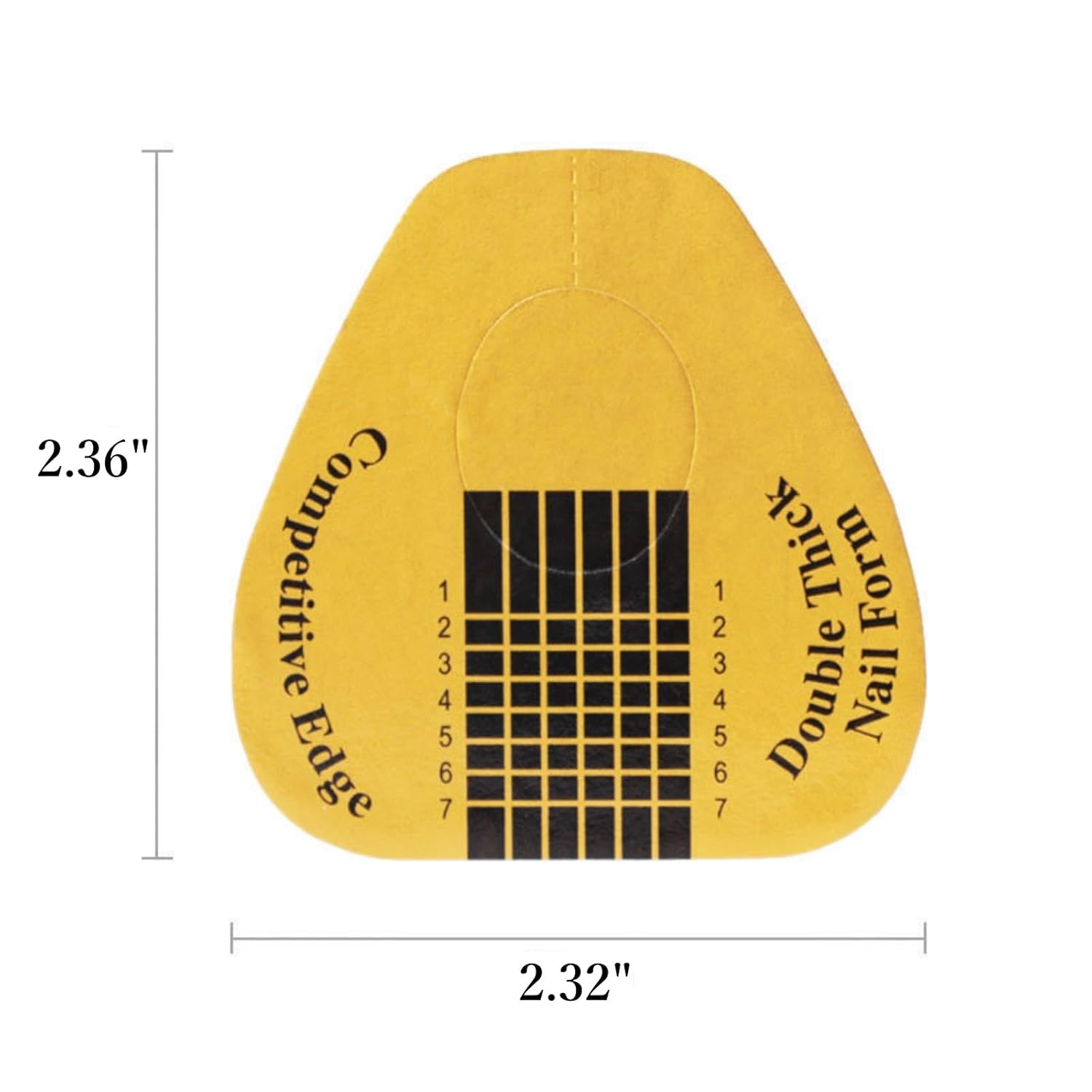 300 Pieces Acrylic Nail Form Sticker Nail Sculpting Forms Golden Horseshoe-shaped Nail Extension Forms for Builder Gel and Acrylic Nails-Velvo Beauty