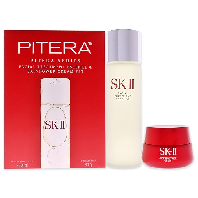 SK-II Facial Treatment Essence And Skinpower Cream Set Unisex 2 Pc-Velvo Beauty