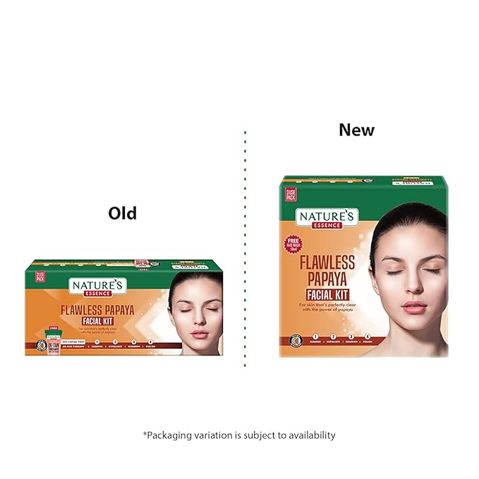 Nature's Essence Flawless Papaya Facial Kit-Velvo Beauty