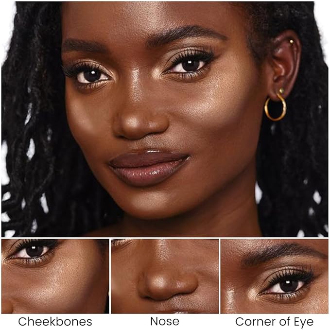 evpct 2in1 Face Shaping & Contouring Stick Cream Contour Concealer Bronzer Stick Makeup Kit for Beginner Face Highlighter Makeup Stick contorno maquillaje de maquillaje profesional,NEW Rich-Velvo Beauty