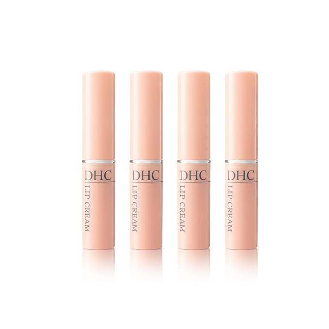 DHC Lip Cream 4 pack, Ultra-Moisturizing Lip Balm, (0.05 oz. Net wt. x 4) (4 pack, 4, Count)-Velvo Beauty