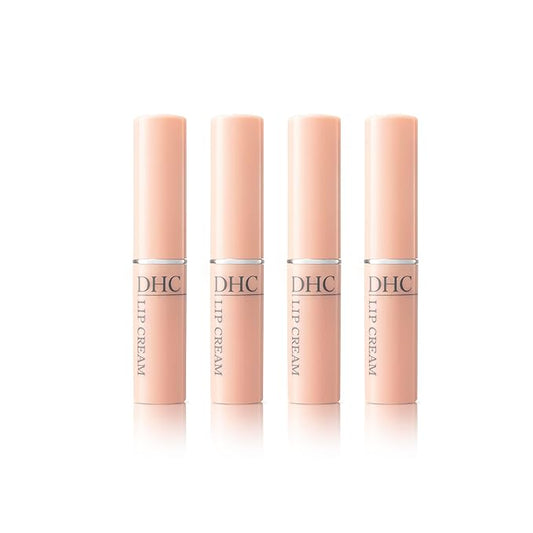DHC Lip Cream 4 pack, Ultra-Moisturizing Lip Balm, (0.05 oz. Net wt. x 4) (4 pack, 4, Count)-Velvo Beauty
