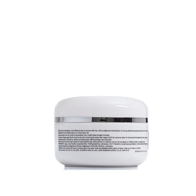 Rose & Caramel Purity Excel 60 Second Self Tan Removing Scrub 200ml Self tan eraser, express tan removal-Velvo Beauty