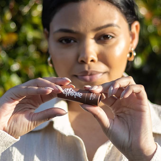 Ethique So Cocoa Nourishing Lip Balm - Plastic-Free, Vegan, Cruelty-Free, Eco-Friendly, 0.32 oz (Pack of 1)-Velvo Beauty