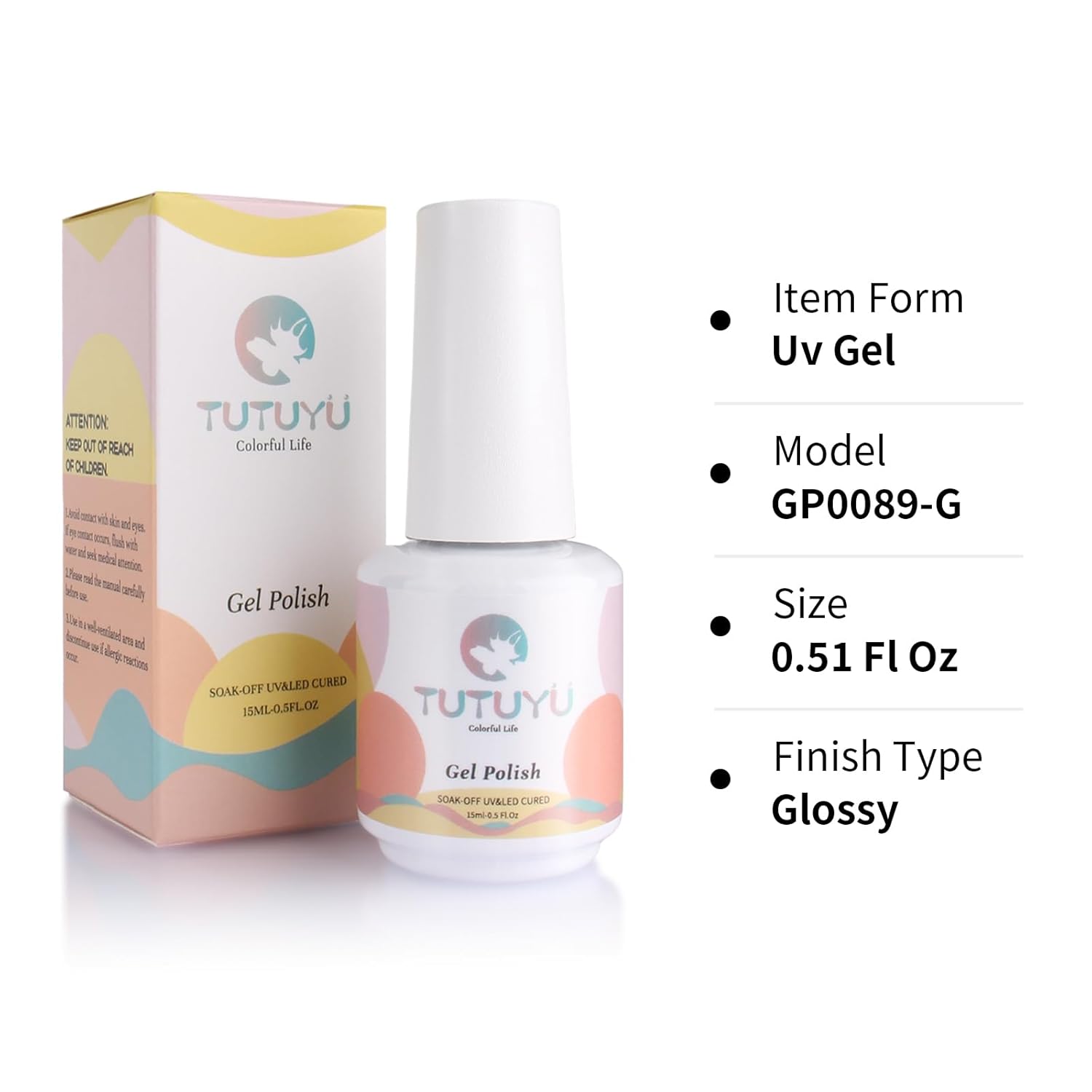 Gold Metallic Glitter Gel Polish,15ml UV/LED Soak Off Sparkly Gold Yellow Chrome Gel Nail Polish Kit for Manicure Salon or DIY Nail Art at Home,Party Holiday Color Gel Gift - GP0089-Velvo Beauty