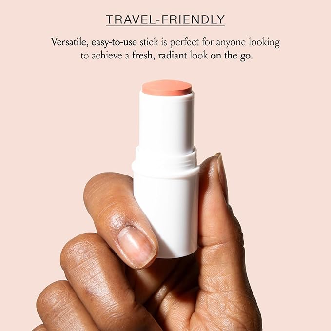 Boomstick Golden Peach ™ - Warm, Coral-Peach Blush Stick and Lipstick - Multistick, Vegan, Makeup for Older Women and Mature Skin Boom Stick By Cindy Joseph-Velvo Beauty