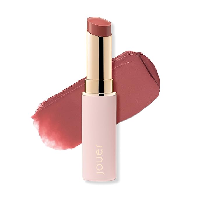 Jouer Balm Bouche Demi-Matte Lip-Sensualité - Tinted Lip Balm - Hydrating Lip Tint Long Lasting - Matte Lip Color - Jojoba Seed Oil and Shea Butter Formula-Velvo Beauty