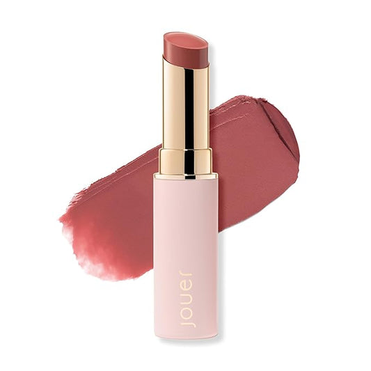 Jouer Balm Bouche Demi-Matte Lip-Sensualité - Tinted Lip Balm - Hydrating Lip Tint Long Lasting - Matte Lip Color - Jojoba Seed Oil and Shea Butter Formula-Velvo Beauty