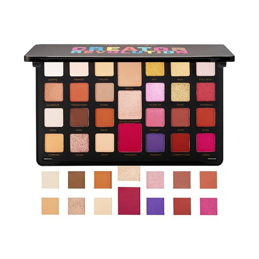 Makeup Revolution, Creator Limitless, Eyeshadow Palette, Nude Reign, 30.9g-Velvo Beauty