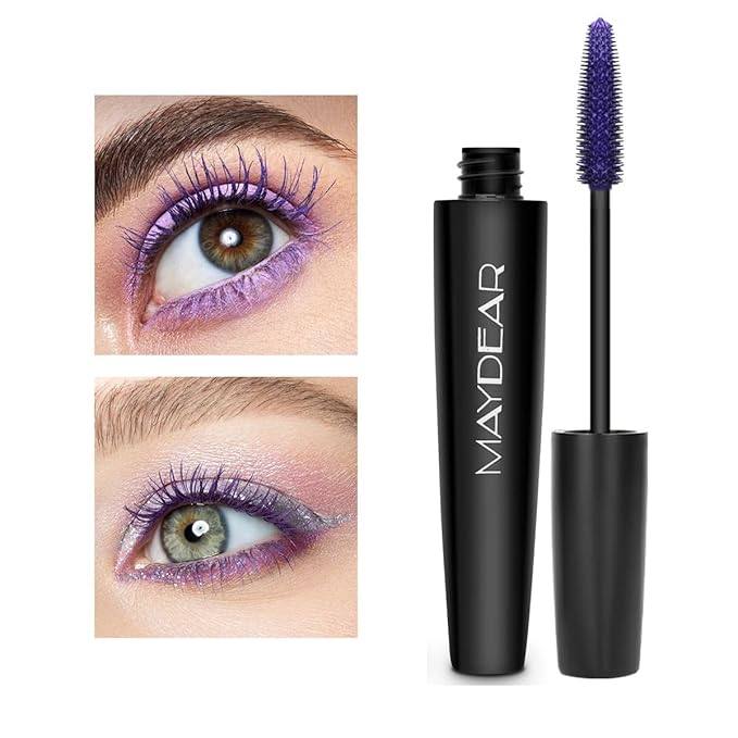 Maydear Waterproof Colored Mascara Set – Long-Lasting, Cruelty-Free, Vegan Eye Makeup for Women (6 Colors)-Velvo Beauty