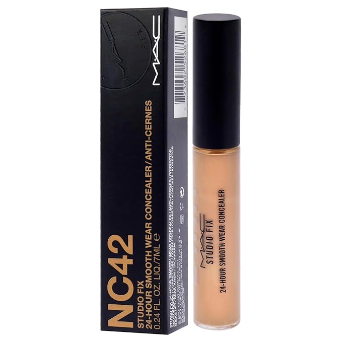 Studio Fix 24 Hour Smooth Wear Concealer - NC42 by MAC for Women - 0.24 oz Concealer-Velvo Beauty