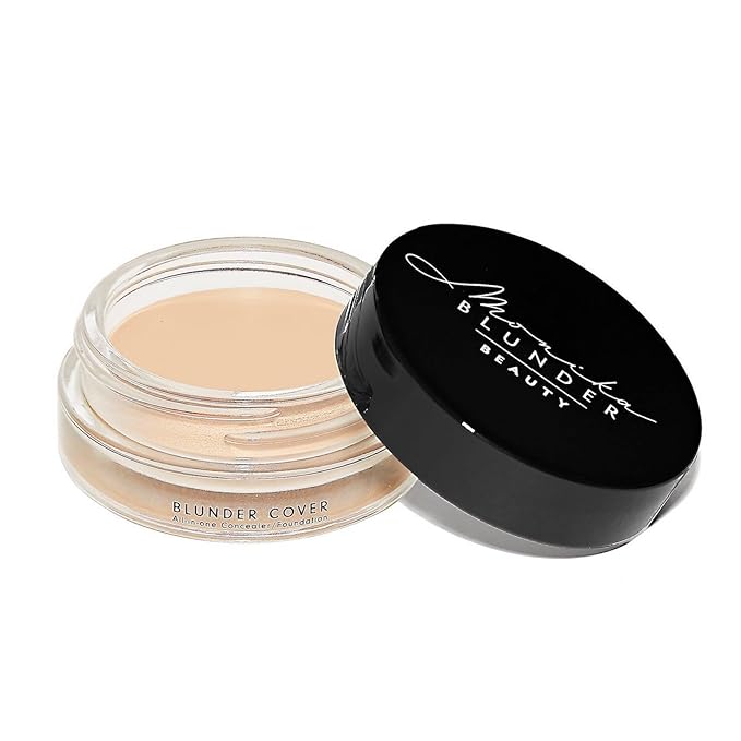 Monika Blunder Beauty - Blunder Cover Foundation/Concealer - Shade: 2 - Zwei - Fair, Soft Cool Pink Undertones - Clean Beauty, All-in-One, Cruelty-Free, Vegan - (2 - Zwei) - 0.62 oz-Velvo Beauty