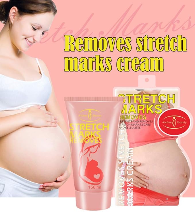AICHUN BEAUTY Pregnancy Cream Streach Mark Remover Scars Repair Cellulites Lotion Cream 150ml-Velvo Beauty
