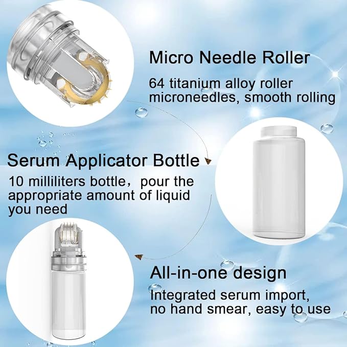 Plus Derma Hydra Roller Skin Roller and Serum Applicator for Home Use-Velvo Beauty
