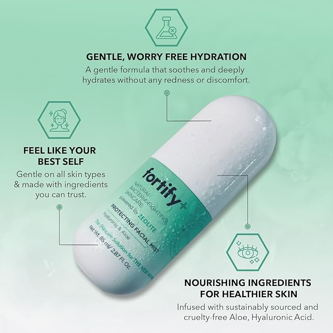 Face Mist Hydrating Spray - Hyaluronic Acid & Aloe - Dermatologist Tested, Cleansing Spray Travel Size Capsule - Fragrance-Free, Cruelty-Free - All Skin Types - Made in Korea - 2.87Oz-Velvo Beauty