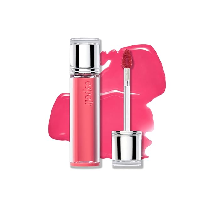 Espoir Couture Lip Tint Glaze #21 Bubbly 0.14oz | Volumizing Lip Stain with Syrupy Shine | Long-Lasting & Vibrant Color for Radiant Lip Look | Moisturizing & Glossy Lip Tint | Korean Lip Makeup-Velvo Beauty