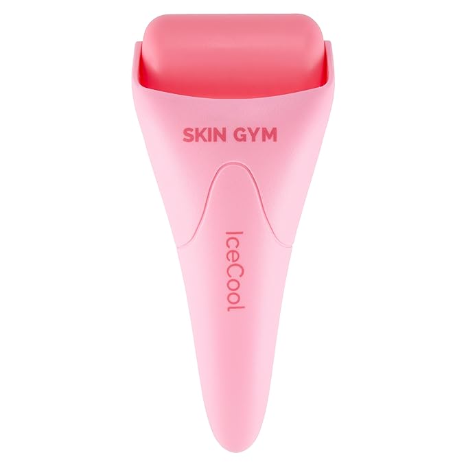 SKIN GYM CryoGel Pink Roller, Cooling Facial Tool for Puffiness and Skin Firming-Velvo Beauty
