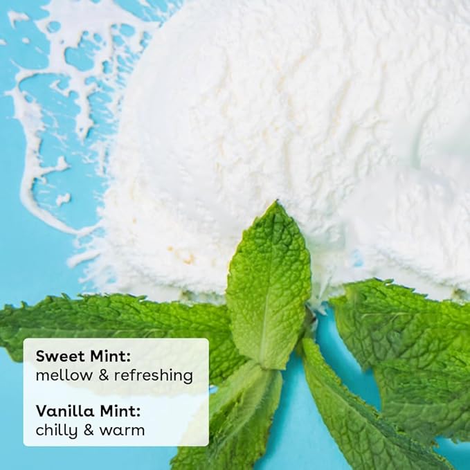 eos 100% Natural Lip Balm- Vanilla Mint & Sweet Mint, All-Day Moisture, Recyclable Carton, 0.14 oz, 2-Pack-Velvo Beauty