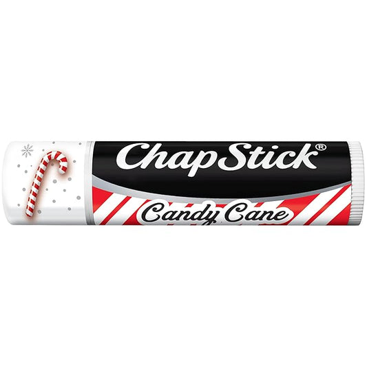 ChapStick Candy Cane Peppermint Lip Balm Tube, Candy Cane Lip Balm and Lip Moisturizer for Lip Care - 0.15 Oz-Velvo Beauty