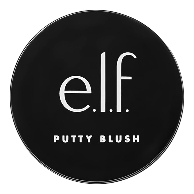 e.l.f. Putty Blush, Creamy & High-Pigment Formula For A Natural Glow, Delivers A Semi-Matte & Powder Finish, Vegan & Cruelty-Free, Caribbean-Velvo Beauty