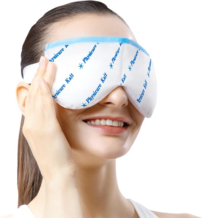 Heated Eye Mask | Moist Heat Eye Compress Relief for Dry Eyes, Imitated Eyes, Pink Eyes | Microwave Activated Dry Eye Therapy Mask-Velvo Beauty