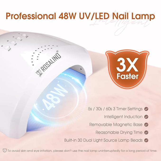 ROSALIND Poly Nail Gel Kit -14 Colors + 75 Nail Art Accessories Kit Nude Pink Series Poly Gel with Big Uv Light 48W and Electric Nail Drill Poly Nail Gel Starter Kit with Everything Gift-Velvo Beauty